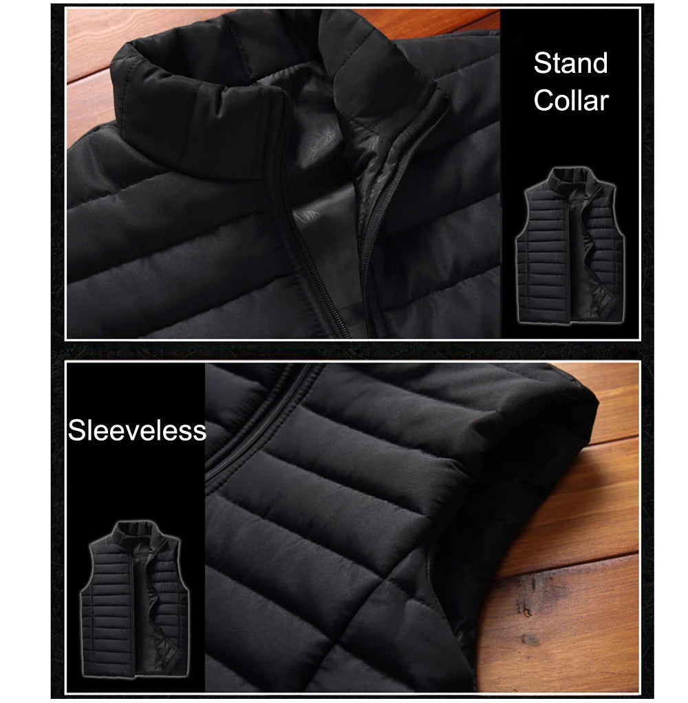 Men's Sleeveless Vest Jackets