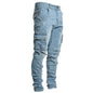 Cargo Ripped Skinny Jeans