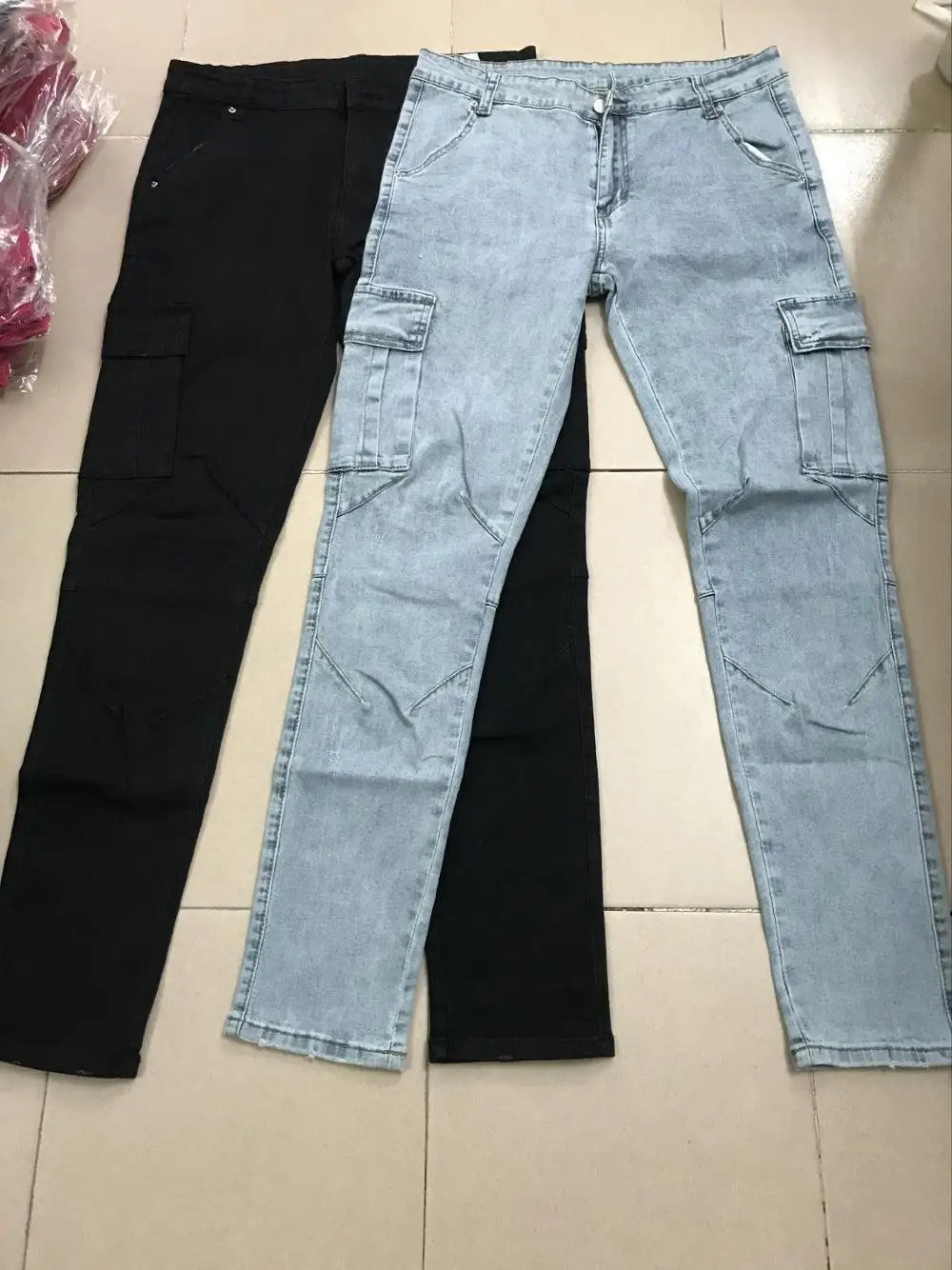 Men Cargo Jeans