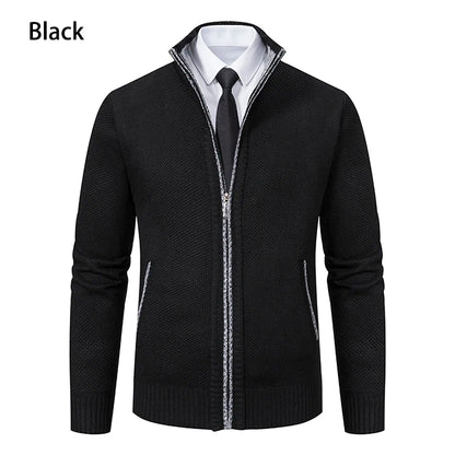 Men's Casual Zipper Cardigan