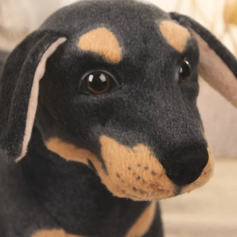 Lifelike Doberman Teddy