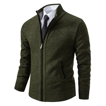 Men's Casual Zipper Cardigan