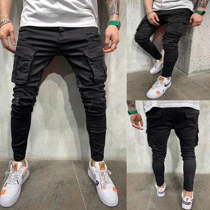 Cargo Ripped Skinny Jeans