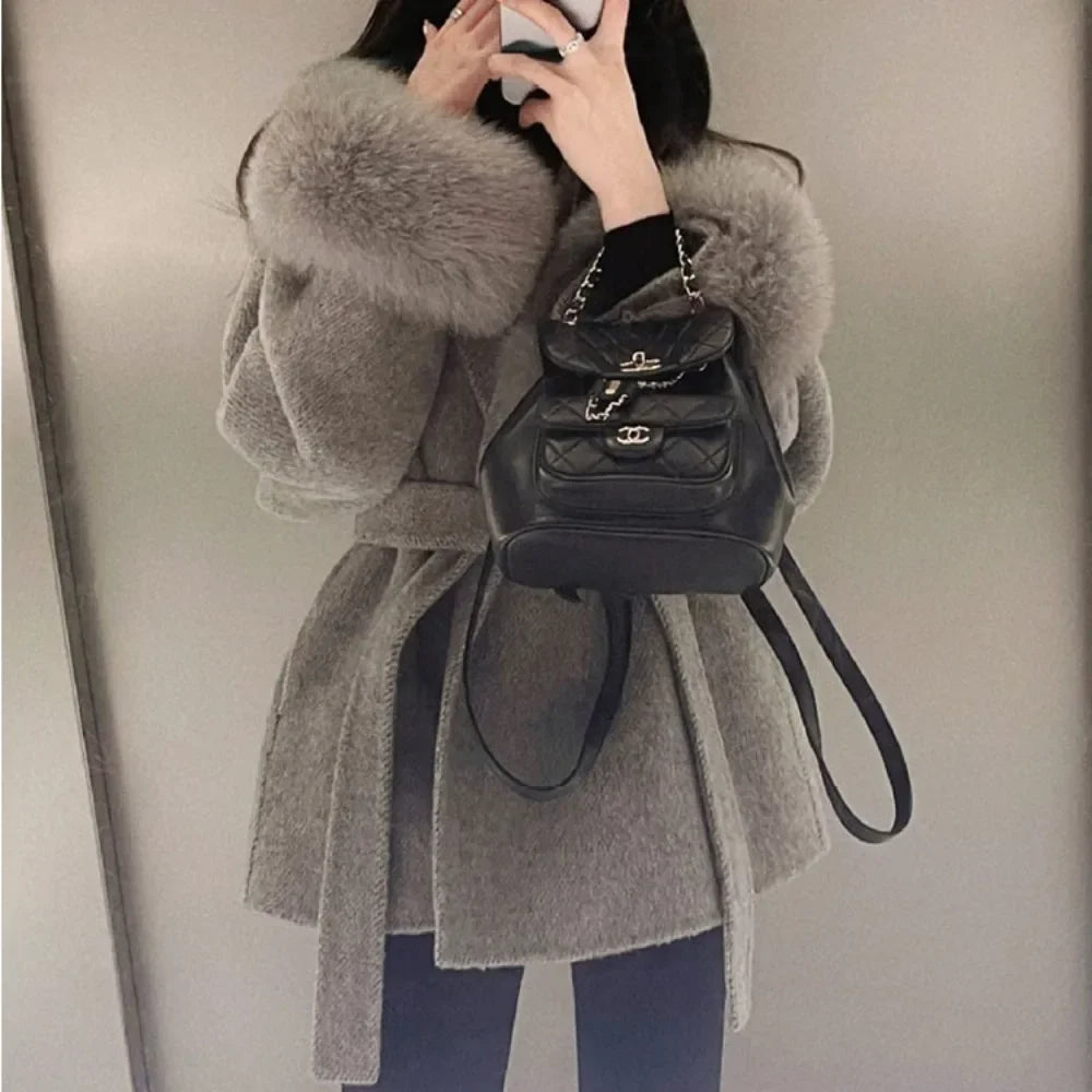 High End Double-sided Fur Coat