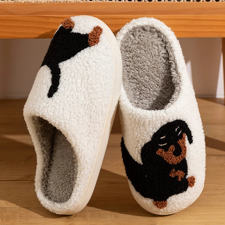 Cartoon Dog Slippers