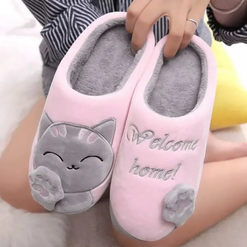 Cartoon Cat Slippers