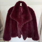 Gradient Fur Coat