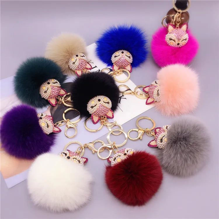 Cat Fashion Keyring