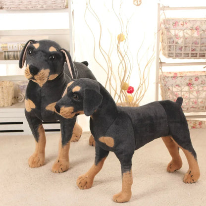 Lifelike Doberman Teddy