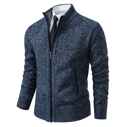 Men's Casual Zipper Cardigan