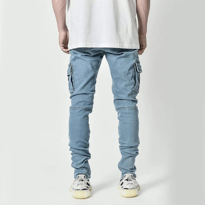 Cargo Ripped Skinny Jeans