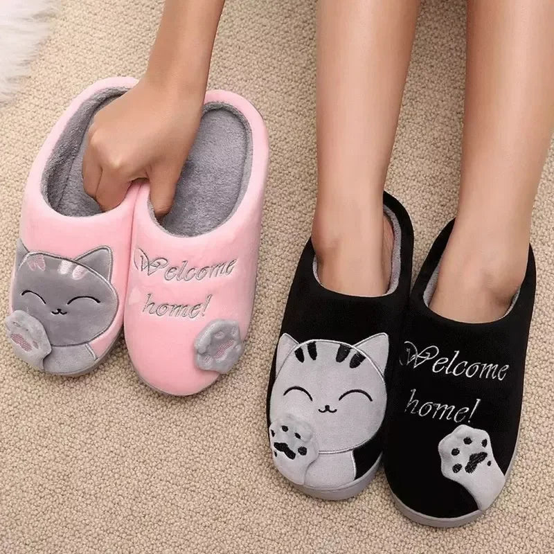 Cartoon Cat Slippers