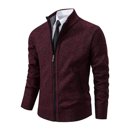 Men's Casual Zipper Cardigan