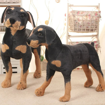 Lifelike Doberman Teddy