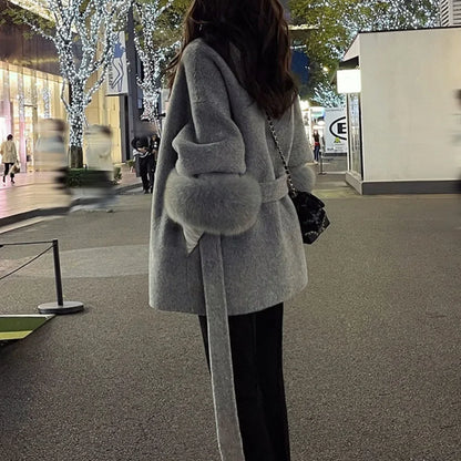 High End Double-sided Fur Coat