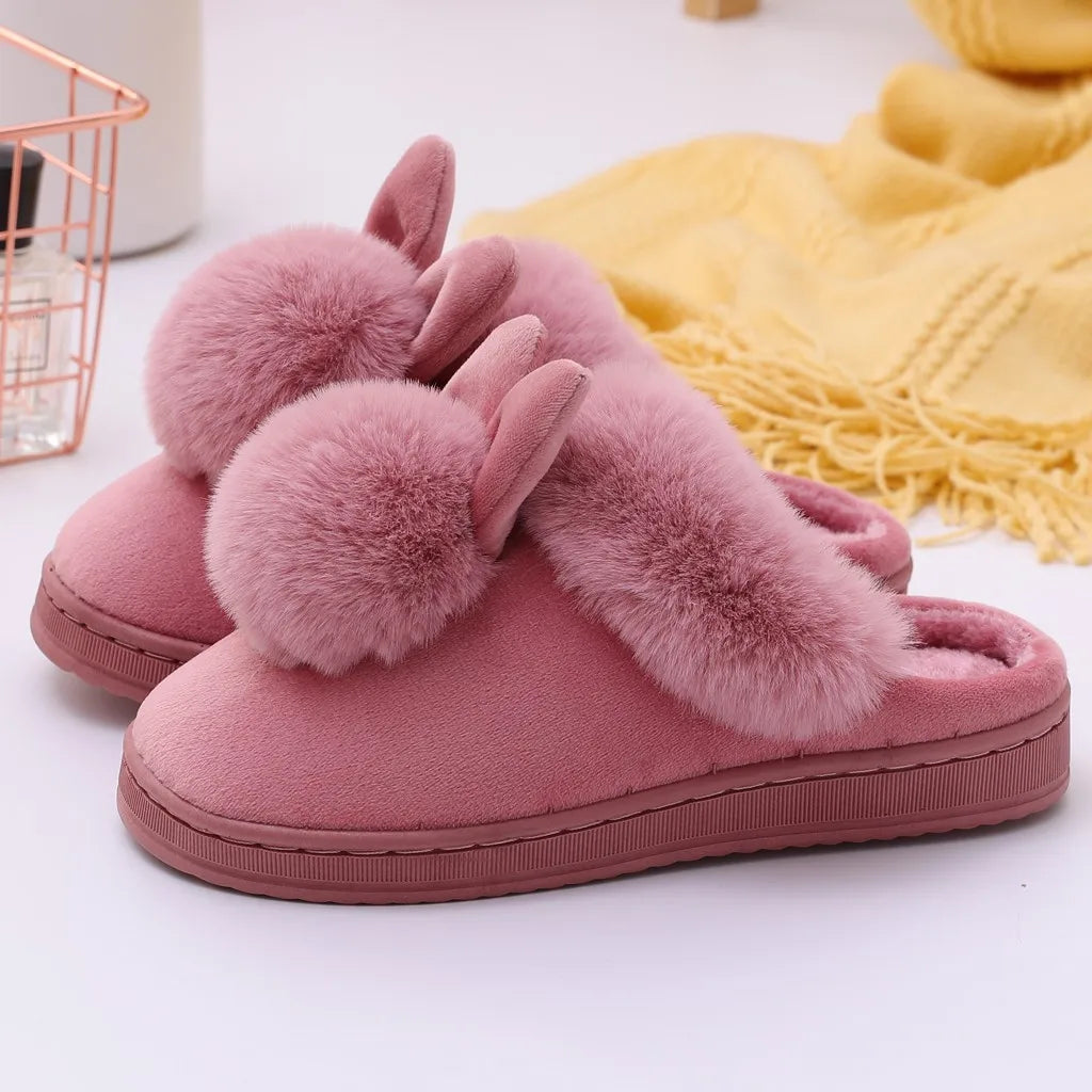 Rabbit Fluffy Slippers