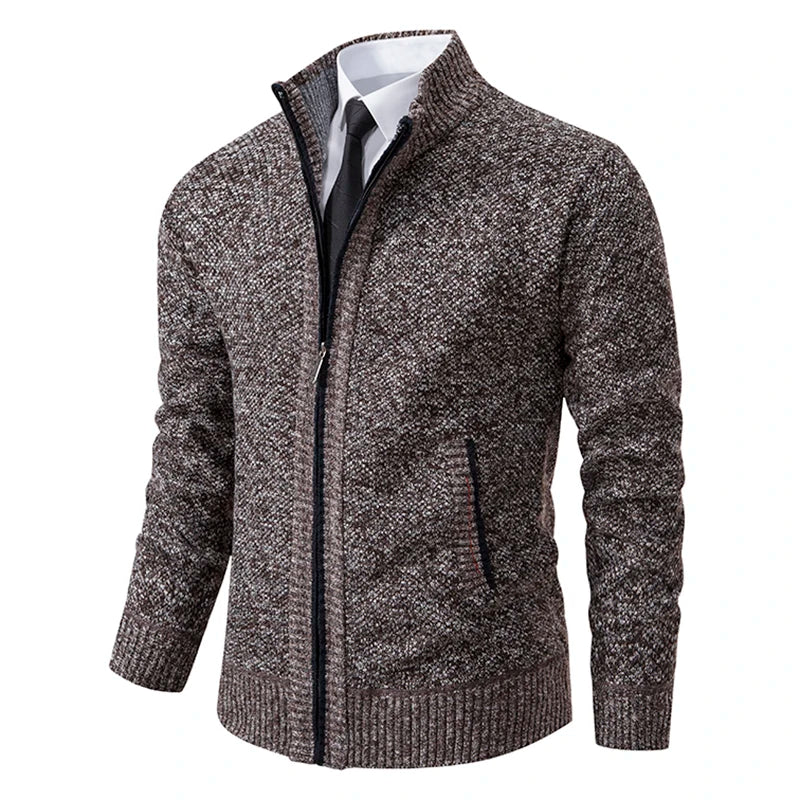 Men's Casual Zipper Cardigan