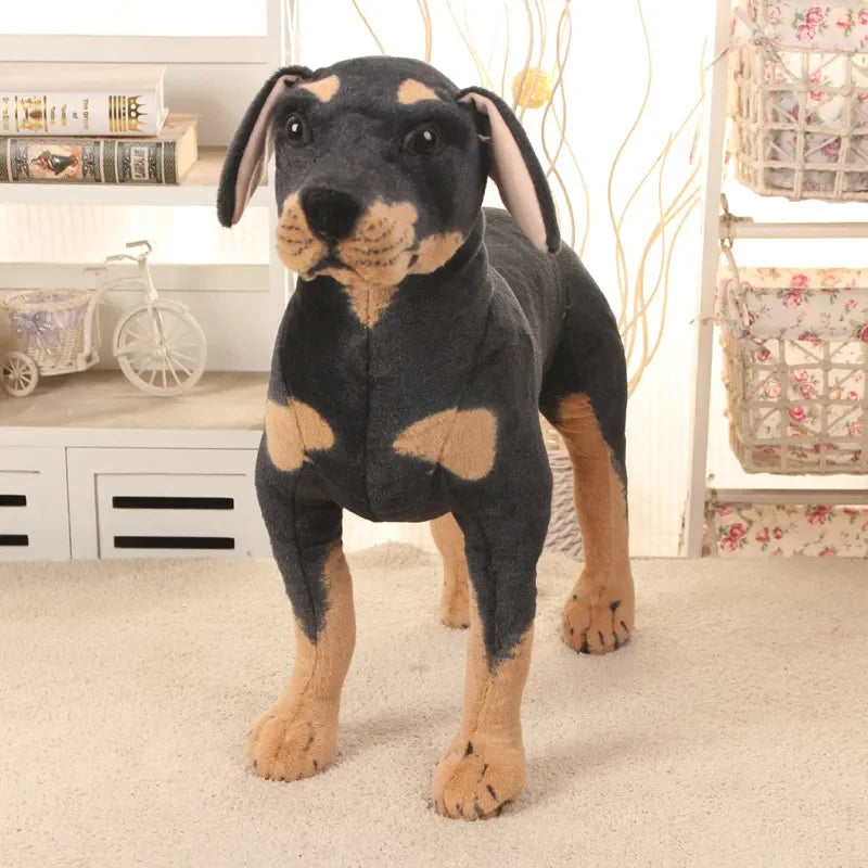 Lifelike Doberman Teddy