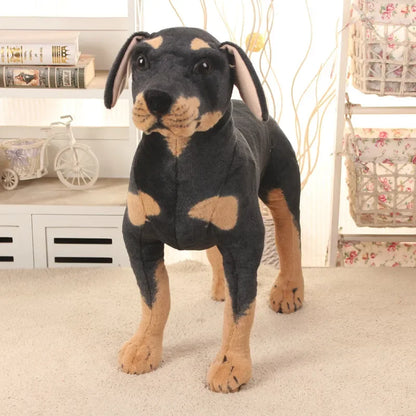 Lifelike Doberman Teddy