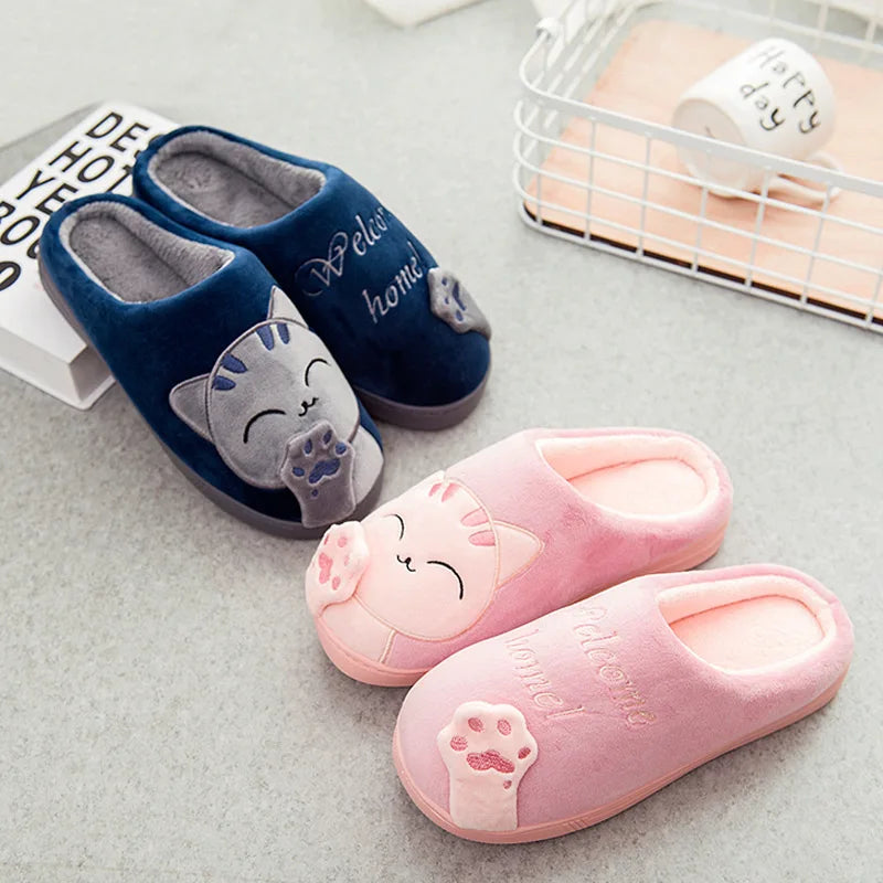 Cartoon Cat Slippers