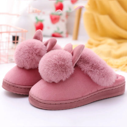 Rabbit Fluffy Slippers