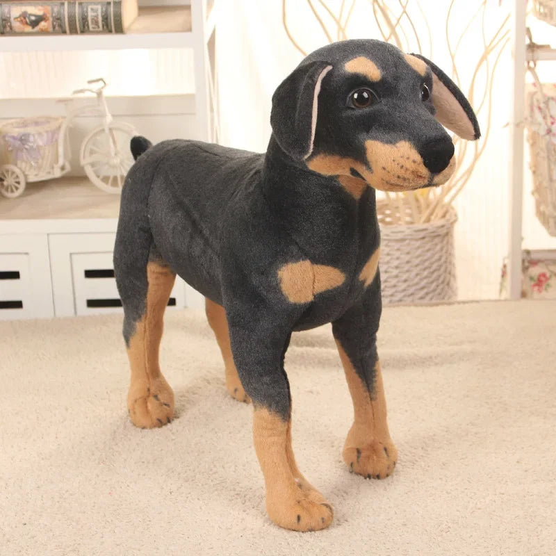 Lifelike Doberman Teddy