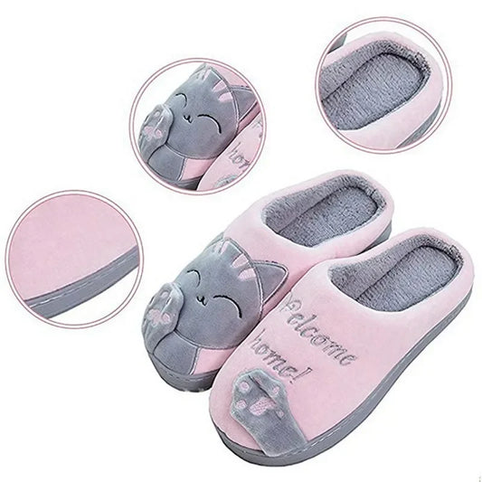 Cartoon Cat Slippers