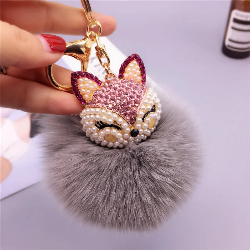 Cat Fashion Keyring