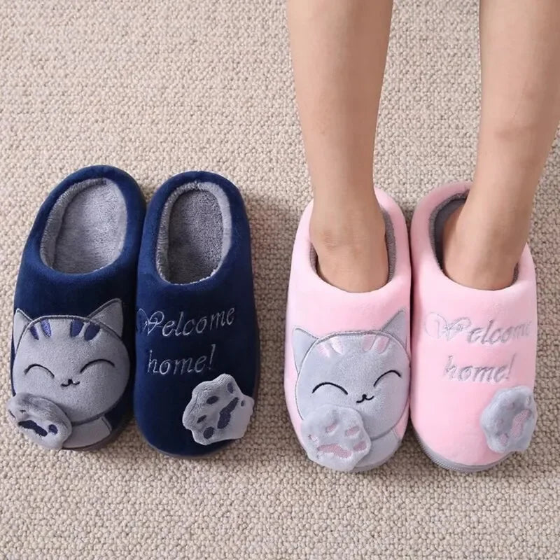 Cartoon Cat Slippers