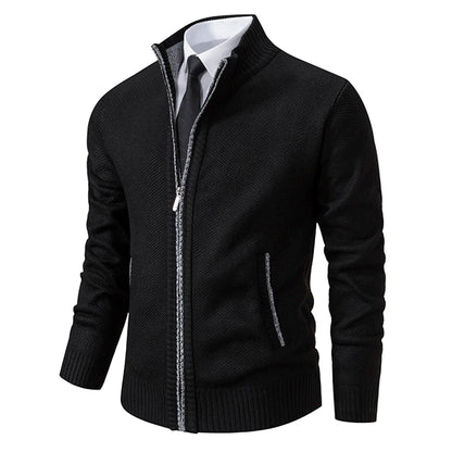 Men's Casual Zipper Cardigan