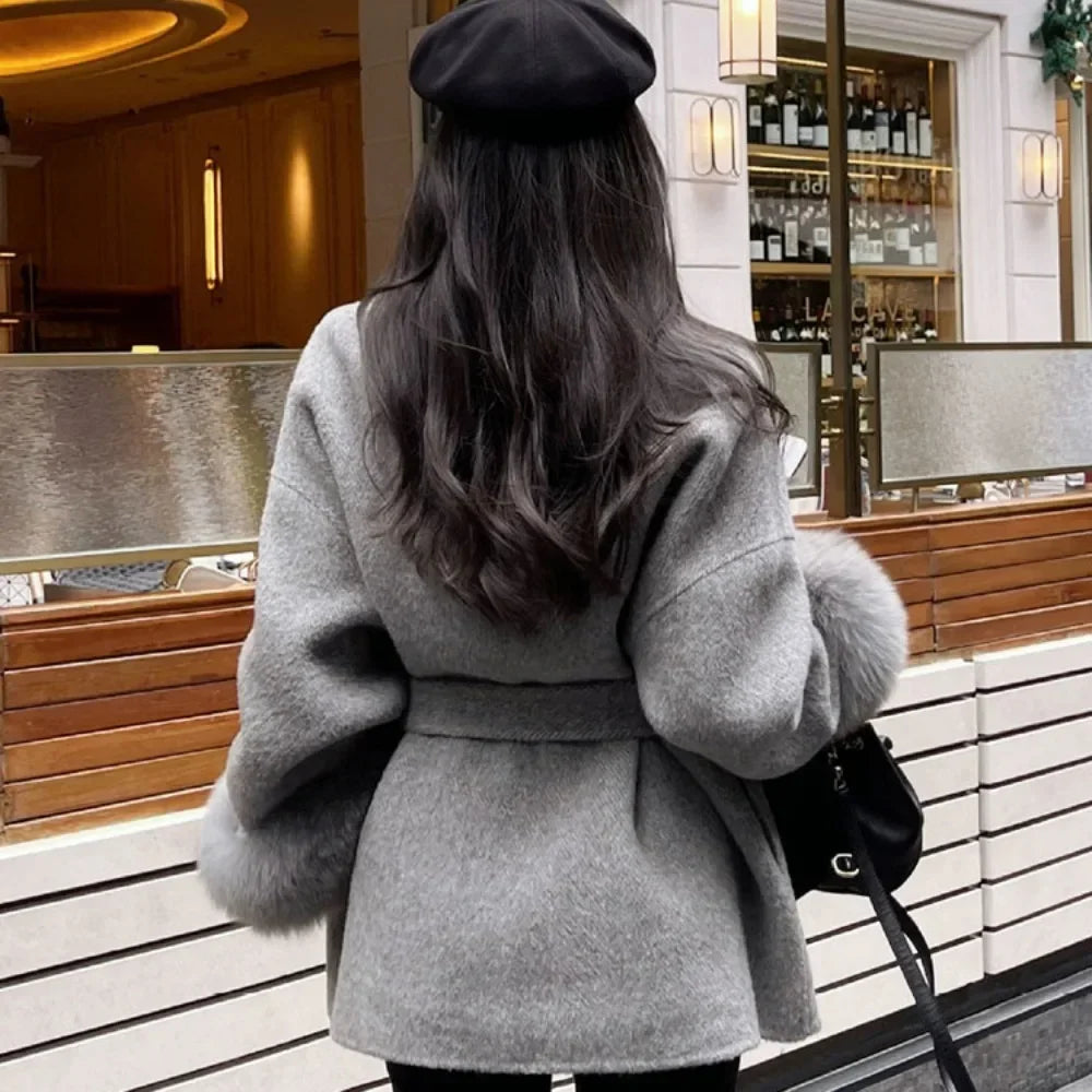 High End Double-sided Fur Coat