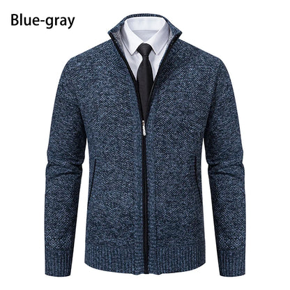 Men's Casual Zipper Cardigan