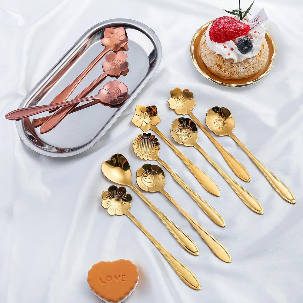 8pcs Elegant Spoon set