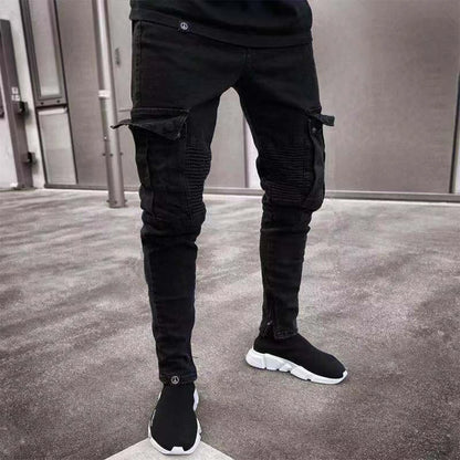 Cargo Ripped Skinny Jeans